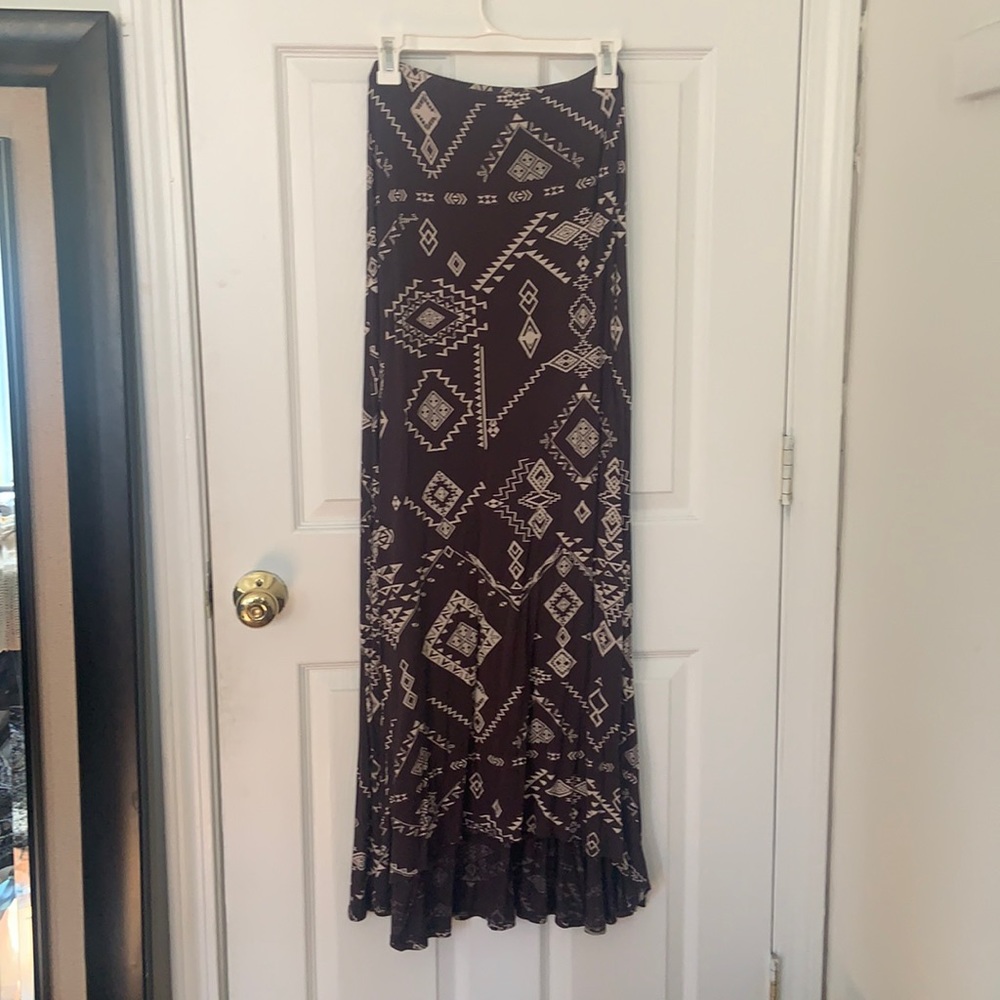 Aztec maxi skirt!
